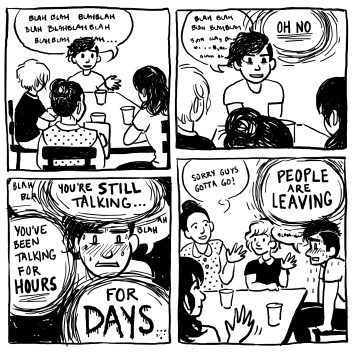 Image result for comic about social anxiety
